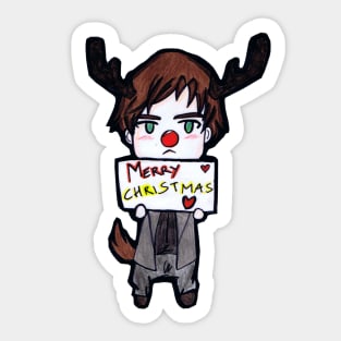 Alan wish you a Merry Christmas˜ Sticker